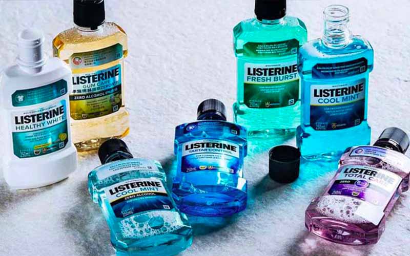Listerine là sản phẩm được đánh giá cao về hiệu quả khi sử dụng