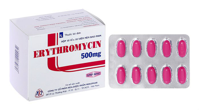 Thuốc uống Erythromycin