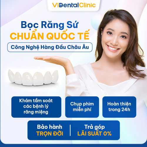Dịch vụ bọc răng sứ thẩm mỹ tại Vidental Clinic luôn được đánh giá đạt được chất lượng hàng đầu