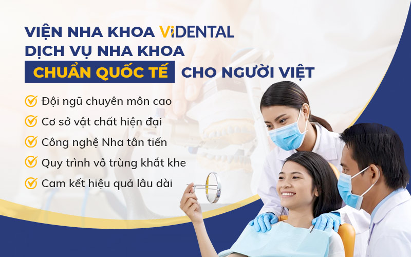 Vidental Clinic là địa chỉ bọc răng, trồng răng sứ uy tín, được đông đảo người bệnh tin tưởng