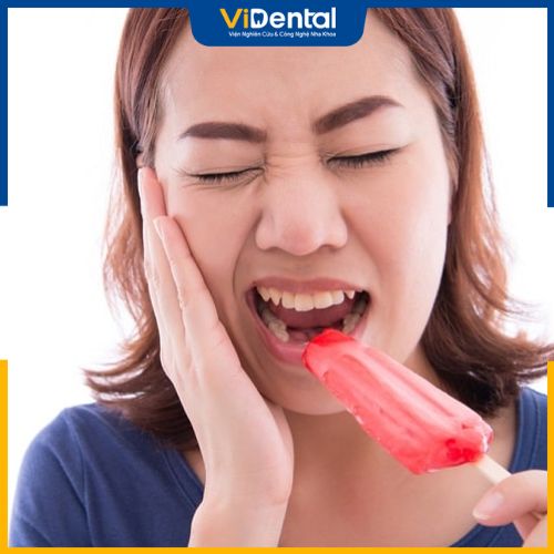 Răng còn nhạy cảm nên hạn chế đồ ăn lạnh