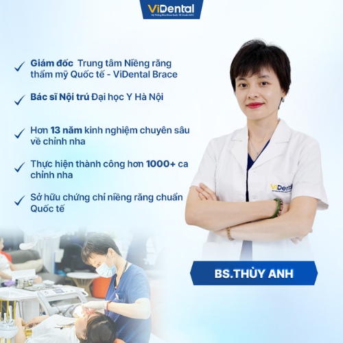 Bác sĩ Phạm Thùy Anh - Chuyên gia niềng răng giỏi tại Hà Nội