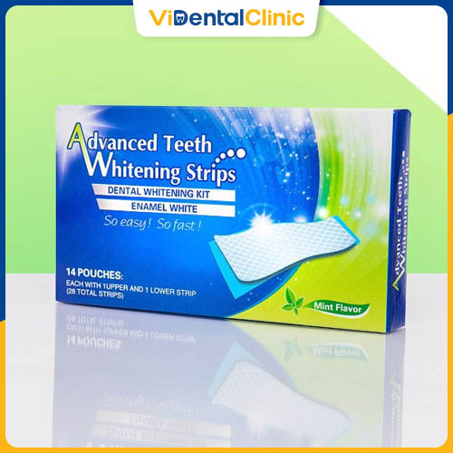 Miếng dán Advanced Teeth Whitening Strips xuất xứ từ Mỹ